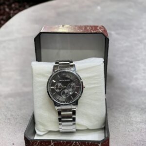 Emporo Armani Silver Chain Watch for Gents - (Random Dial color)