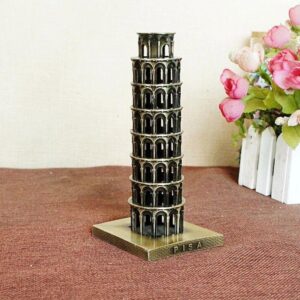 Pissa Tower Metal Model For Home & Office Decoration (10 inches)
