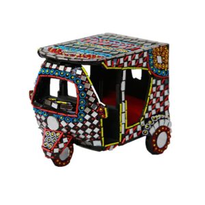 RIKSHAW ART GLASS WORK RIKSHAW Colorful Art Antique Decoration Items.For Home Office
