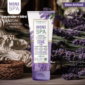 Vibrant Beauty Luxurious Mini Spa Lavender + Mint Skin Brightening Soak With Ultra Nourishment (200ml)
