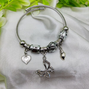 1 Piece Imported Stunning Pandora Butterfly Charm Bracelet | Best Quality Bracelet For Girls & Women | Girls & Women Jewellery