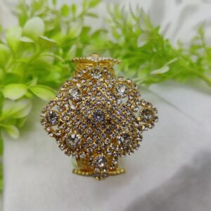 Imported Elegant Crystal Studded Bracelet | Regal Crystal Bracelet | Adjustable Bracelet – Best Quality Artificial Bracelet For Girls & Women - Random Color