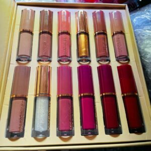 12 Pcs Mocallure Transparent Clear Lip Gloss | High Pigment Lipgloss Set | Best Quality Lipgloss Set