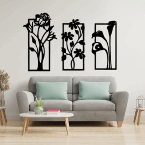 3d Flower Frame wall Art | Wooden Flower Frame wall Art | Wall decoration | Decor For Home Wall Decoration Attractive Wooden Wall Art