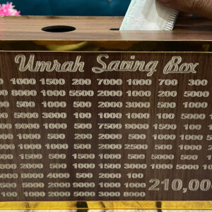 Umrah Saving Box - Box For Umrah Saving | Umrah Saving Box - Best Quality Umrah Saving Box - 210,000 Umrah Saving Box ( Random Design )