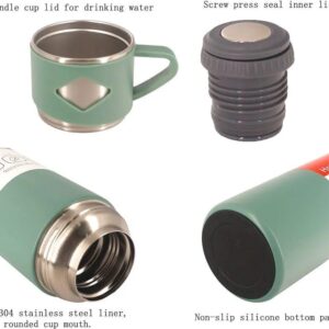 1 Cup Vaccume Insulated Water Bottle | New Creative Gift Box Set Vacuum Cup Set 500ml 304 Stainless Steel Thermos (Random Color)