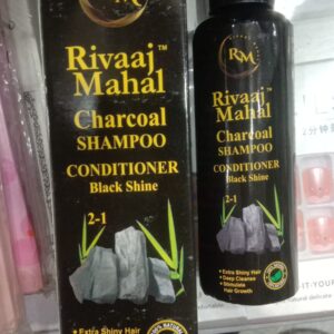 Rivaaj Mahal Deal of 2-in-1 Hair Care Combo  – 100% Natural Formula + Charcoal Black Shine Conditioner