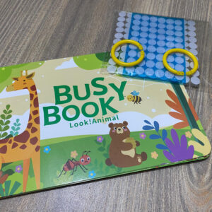 Montessori Baby Busy book My First Quiet Book Paste Early Learning Education Toy Children Toy Matching Game for Babies 2 , 3 Years (random book)