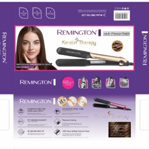 Remington Hair Straightener Keratin Therapy Hair Straightener Flat Iron - Best Quality Iron For Hair Straightening - Remington Keratin Therapy Iron