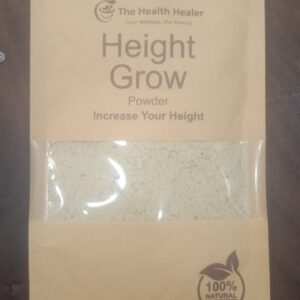 The Health Healer Height Grow Powder – 100% Natural Height Increase Supplement - 100G