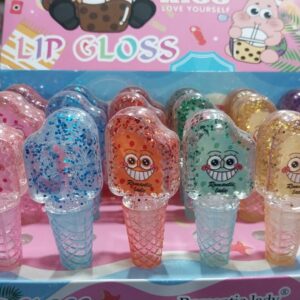 Cute Pack Lip Gloss – Romantic Lady Clear Pink Gloss with Sparkle