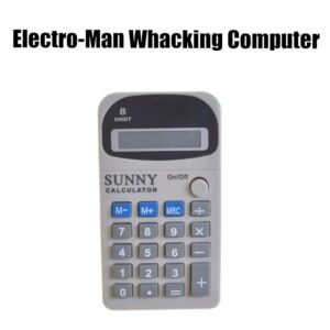 Electric Shocking Fake Calculator – Funny Prank Toy Gadget for Adults & Teens, Ideal for Holidays, Halloween, Birthdays, and Party Tricks