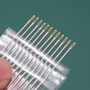 Multi-Size Stainless Steel Darning Sewing Needles – Side Opening Hand Sewing Tools for Household Use