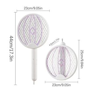 Foldable Mosquito Killer Trap | Electric Rechargeable Bug Zapper Racket For Indoor And Outdoor Mosquito And Insect Control (Random Color)