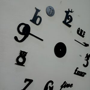 Decorative 3D Clock / DIY Clock Creative 3D Wooden wall clock for Home Decor