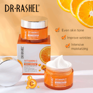 Dr Rashel Vitamin C Brightening And Anti-Aging Day Cream With Niacinamide | Hydrating Face Moisturizer For Glowing Skin – 50g
