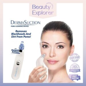 Derma Suction Pore Cleaning Device With Powerful Vacuum Action Gently Removes Dirt, Oil, And Blackheads, Leaving Skin Clean, Smooth, And Refreshed (Cell Operated)