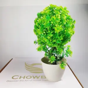Green Ball Shape Gola plant Artificial Flowers Decoration | Artificial Plants Ball for Home