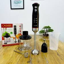 RASSIAN LOT Cronier 5-in-1 Hand Blender Set – Multifunctional Chopper, Blender, Whisk & Coffee Beater