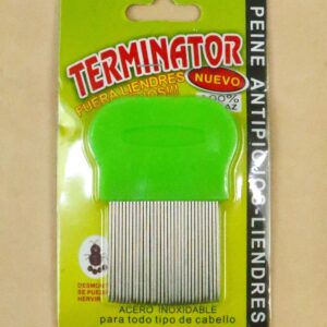 Multicolor Anti-Lice Hair Comb with Stainless Steel Micro-Grooved Teeth – Safe and Effective Lice and Nit Removal Comb | Reusable and Suitable for All Hair Types | Compact Size 9cm x 4cm (Random Color)