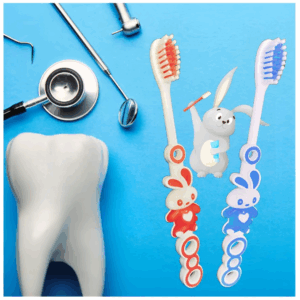 Dr. Jones Baby Teeth Brush – Pack of 3 | Soft Bristles | Gentle Oral Care for Infants and Toddlers (Random color)