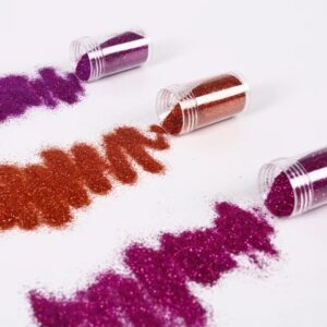 Glitter Powder Bottle Set – Pack of 12 Different Colors, High-Quality Craft Glitter for DIY, Nail Art, and Decorations