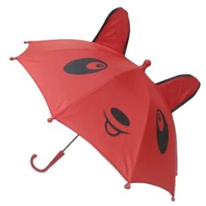Small Kids Cartoon Umbrella – Multicolor, Random Shape & Design, Lightweight & Compact