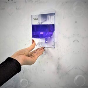 FLOSoft Wall Mounted Liquid Soap / Sanitiser / Shampoo Despencer (500 ML)