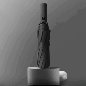 Compact Travel Umbrella with Windproof Design Gray Ghana