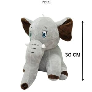 Adorable Sitting Baby Elephant Stuffed Toy – 30cm Soft Plush Animal Doll for Kids, Toddlers & Babies – Cuddly Grey Elephant Toy with Floppy Ears – Perfect for Snuggling, Gifting & Nursery Decor