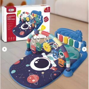 Kids Musical Piano Gym Mat With Music & Lights - (Imported) (random color)