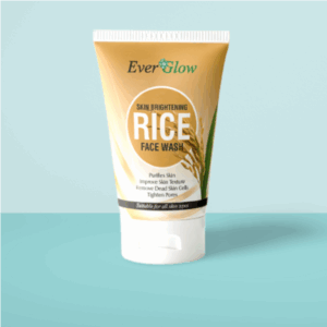 EverGlow Skin Brightening Rice Face Wash 120 ML - Purifies, Improves Texture, Exfoliates, Tightens Pores - For All Skin Types | Face Wash | Rise Face Wash