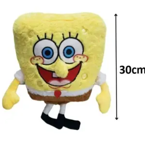 Spongebob Squarepants Soft Toy | Soft Stuffed Sponge Bob Plush Toy Pillow for Kids Boys & Girls - 30 CM